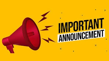 Announcement